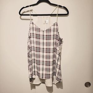 Express plaid large tank